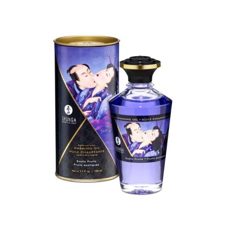 Huile de Massage Chauffante Fruits Exotiques Shunga 100 ml
