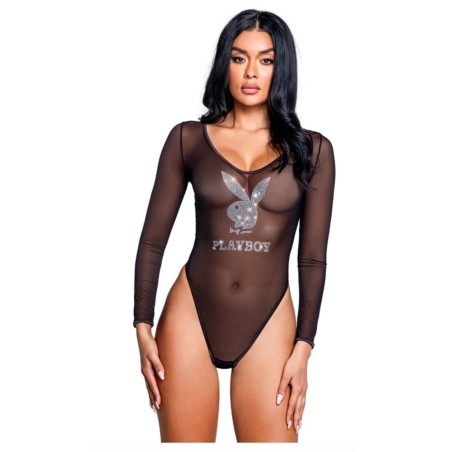 Playboy Body Lapin Strass – Lingerie Sexy et Glamour | Ambale