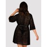 Obsessive Peignoir Jagueria 4/5XL – Peignoir dentelle & satin | Ambale