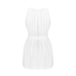 Obsessive Peignoir Heavenly blanc – Dentelle & satin | Ambale