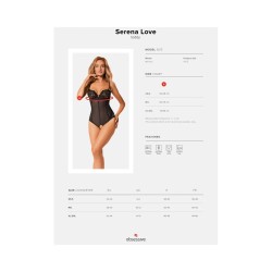 Body Obsessive Serena noir – Lingerie sensuelle et élégante | Ambale