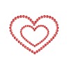 Cache-tétons Cœur Rouge Bijoux Indiscrets | Nippies Réutilisables