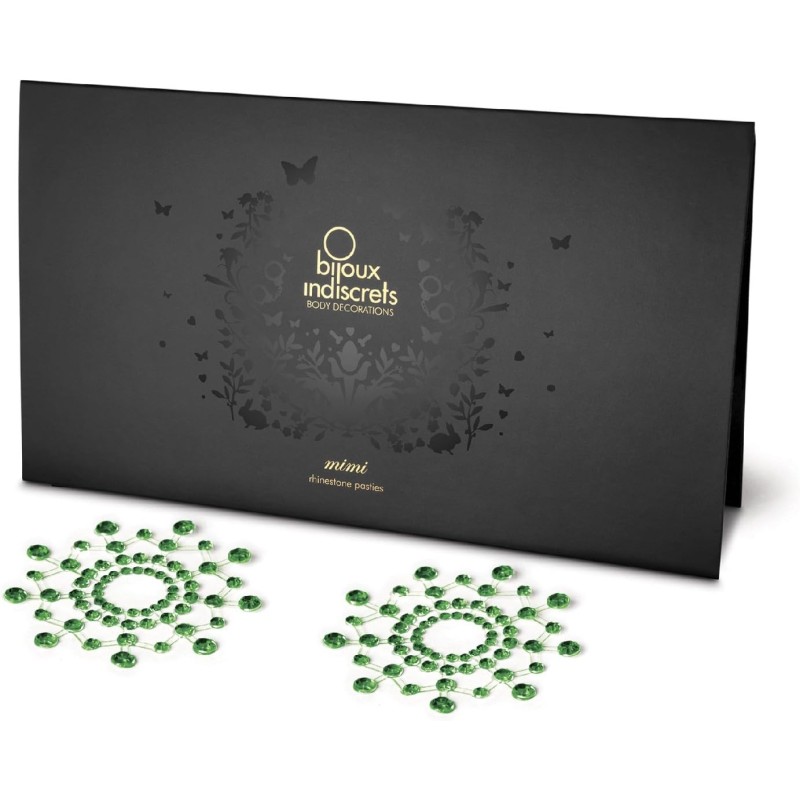 Cache-tétons Étoile Émeraude Bijoux Indiscrets | Nippies Chic