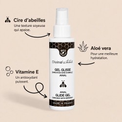 Lubrifiant Anal Bio Divinexase Ingrédients